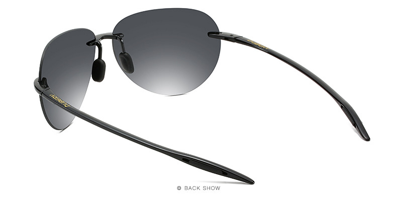 DUBERY Vintage Sunglasses Polarized Driver Shades Men's Square Shades Driving Black Oculos Male