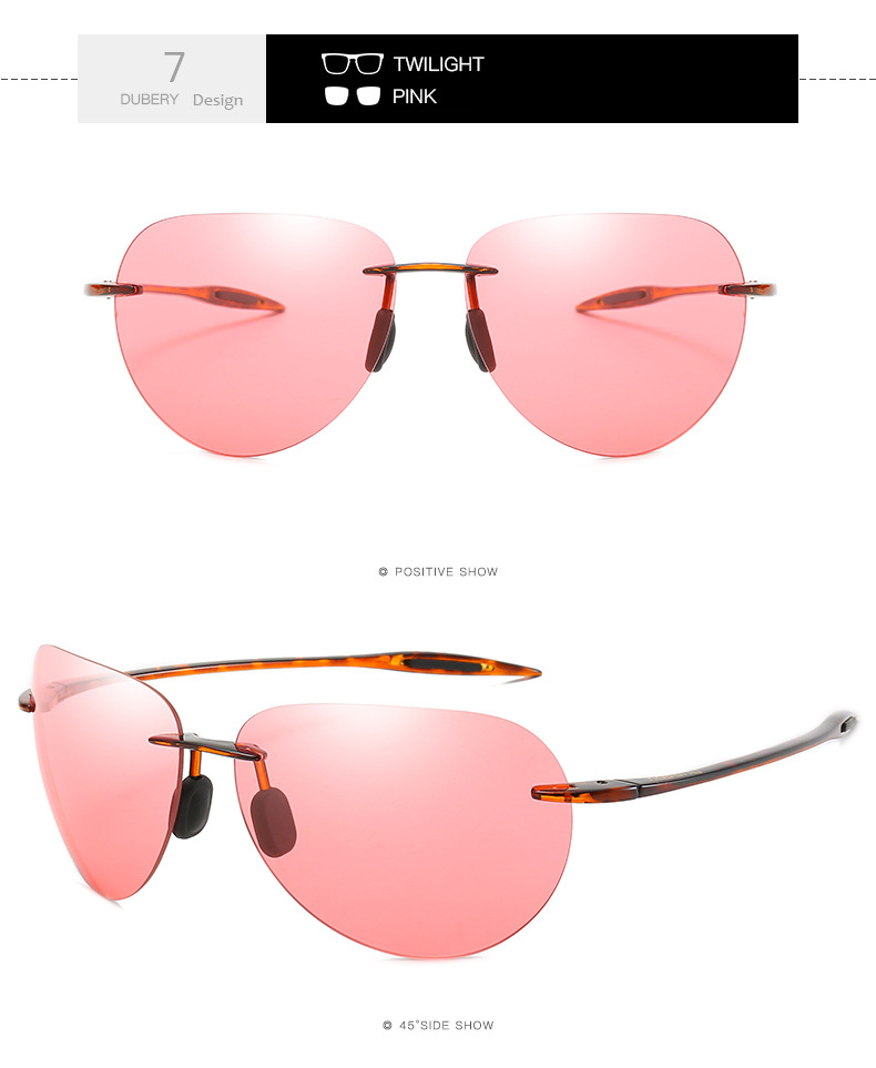 DUBERY Vintage Sunglasses Polarized Driver Shades Men's Square Shades Driving Black Oculos Male