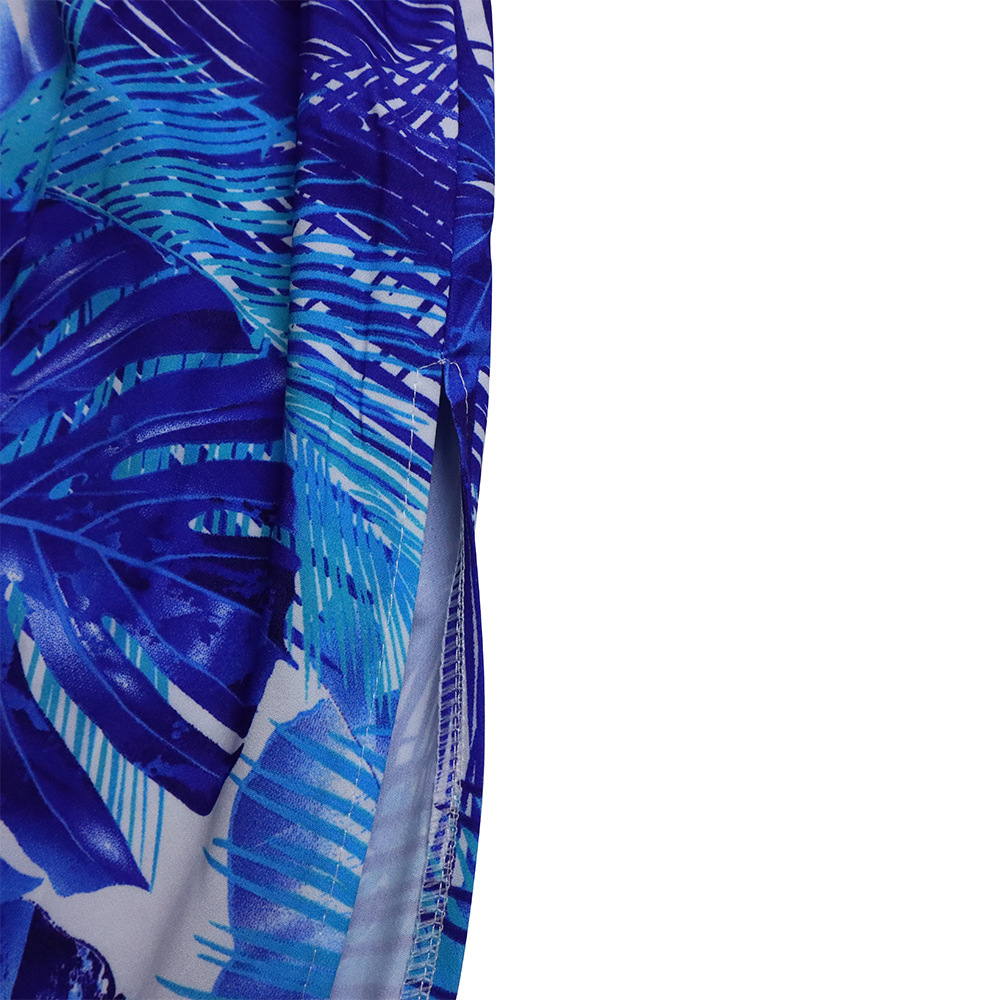 New slip dress Two piece set High waist print fashion temperament camouflage dress Big size dress s-3xl More colors K022