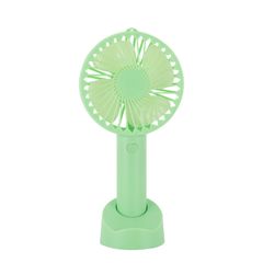 New handheld fan portable USB charging mini small fan handheld Portable Personal Mini Fan Suitable For Office Outdoor Household Charging/inline random Green S