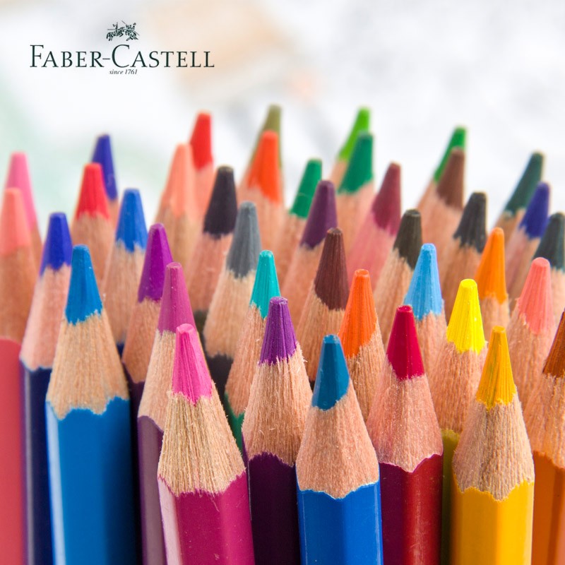 Watercolor Pencils Set Faber Castell Aquarelle Pastille Pencil Professional Water Soluble Crayon