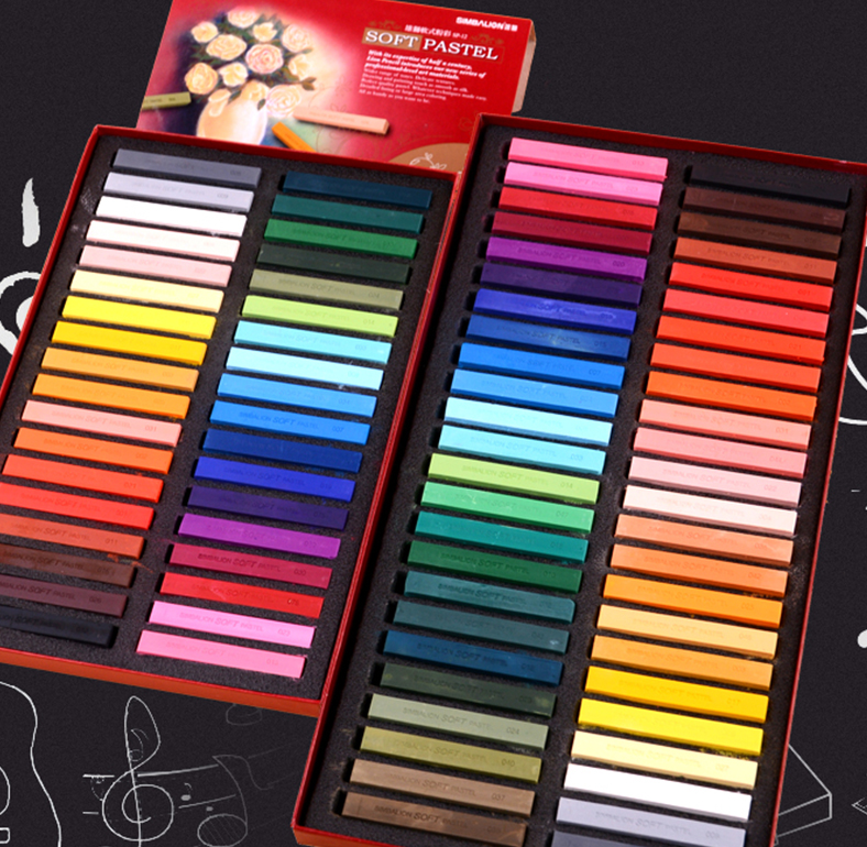 Soft Pastel Crayon Colors series SketchProfessional Simbalion Professional Art Supplies