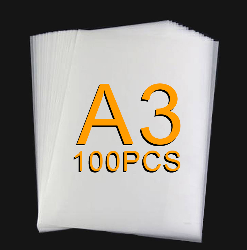 100pcs A4A3 Calligraphy Paper Vegetable parchment Copying Translucent Tracing Design Paper