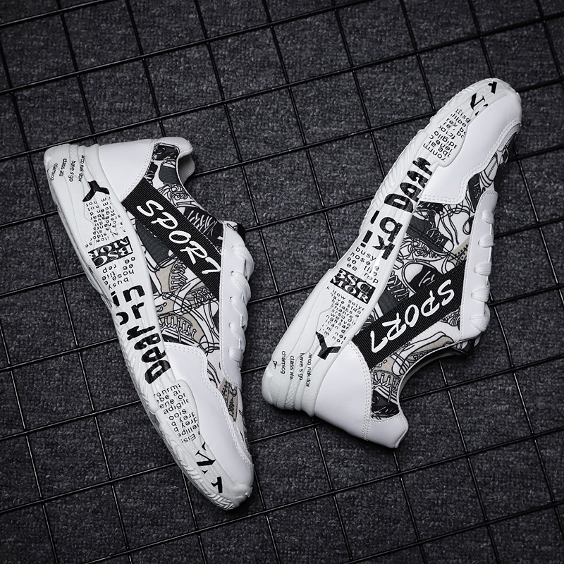 Rhodos  Fashion Men&apos;s Casual Shoes New Style Graffiti Trend