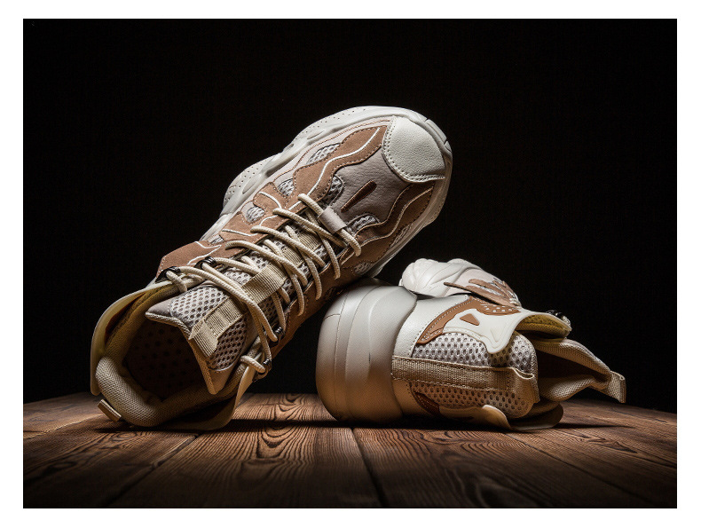 High Quality New Middle Top Youth Basketball Shoes Color Matching Sports Shoes Men&apos;s Height Shoes