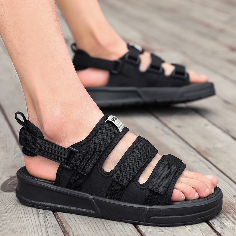 Size 48 Summer Sandals Men&apos;s 2021 New Sandals Fashion Couple Sports Leisure Large Size Beach Shoes