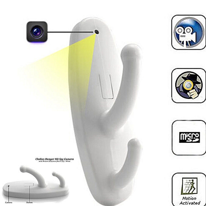 Hanger Motion Unique Detection Clothes Hook Spy Camera Hidden Nanny Cam Babysitting DVR