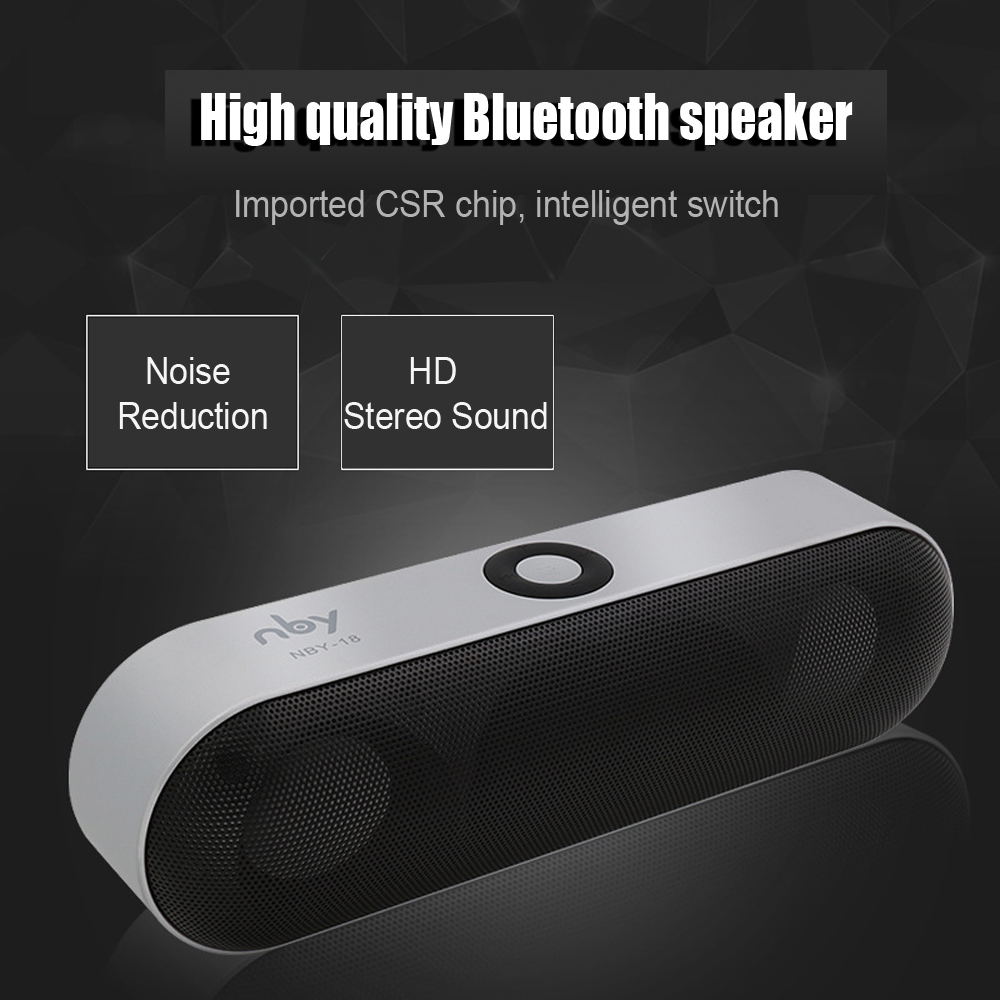 New NBY-18 Mini Bluetooth Speaker Portable Wireless Speaker Sound System 3D Stereo Music Surround