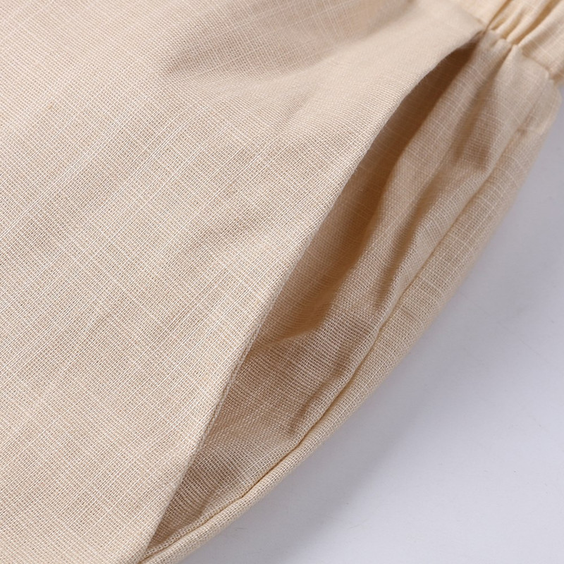 Pants Women's Cotton Linen Nine Points pants Cropped Pants Hip Hop Loose Harem Pants