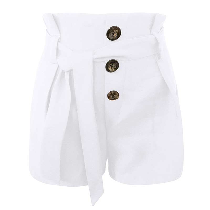 Shorts 2019 Summer Women Fashion Lace Up Tie Pants Casual High Waist Short Pants