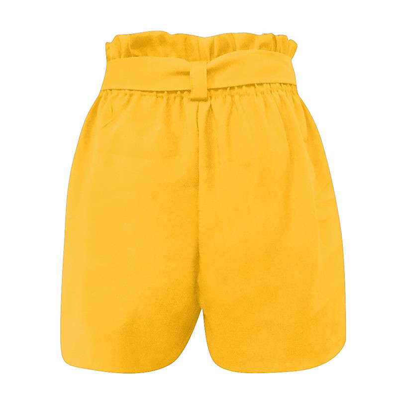 Shorts 2019 Summer Women Fashion Lace Up Tie Pants Casual High Waist Short Pants