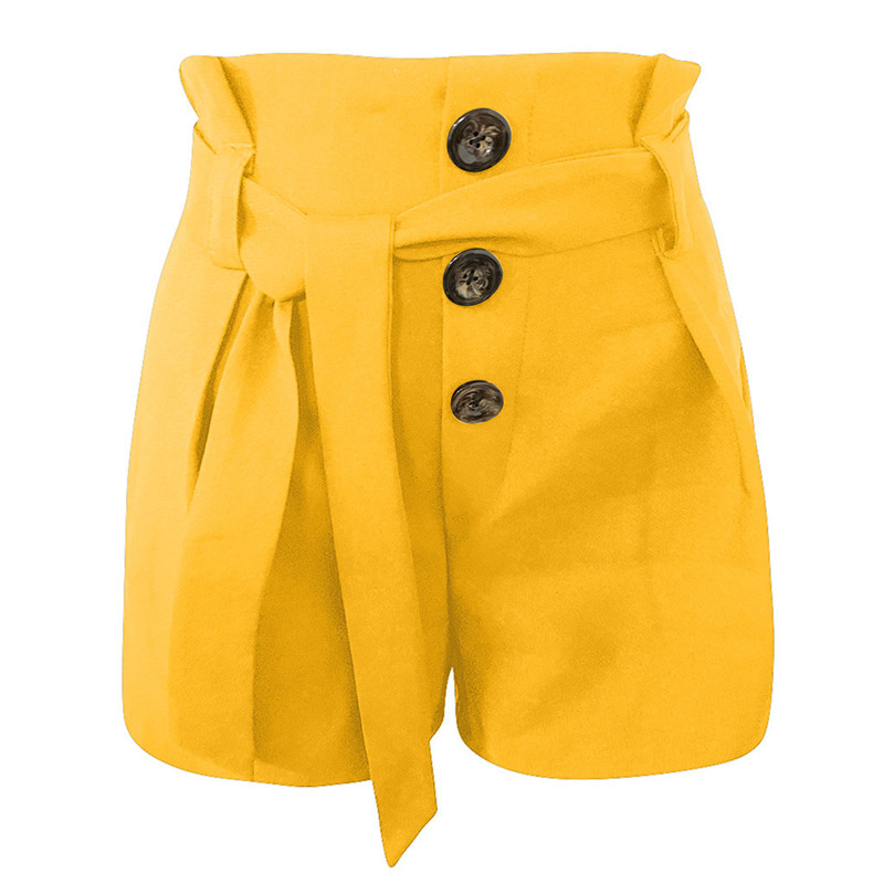 Shorts 2019 Summer Women Fashion Lace Up Tie Pants Casual High Waist Short Pants