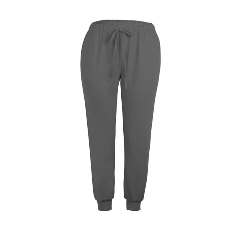 Pants New Women Fashion Harem Pants Loose Pants High Waist Ninth Pant Linen Trousers Lounge pants