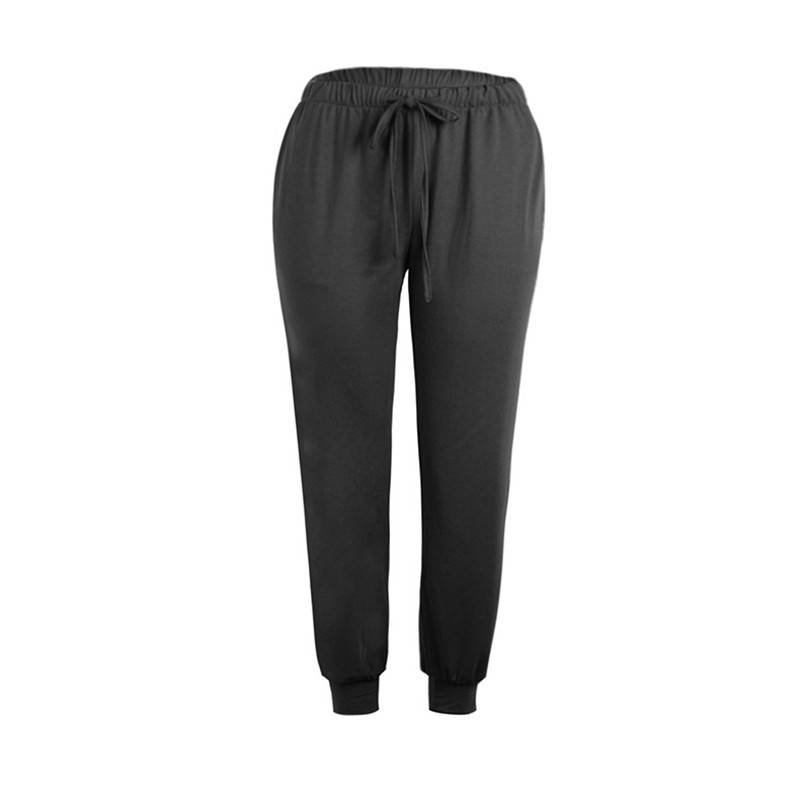 Pants New Women Fashion Harem Pants Loose Pants High Waist Ninth Pant Linen Trousers Lounge pants