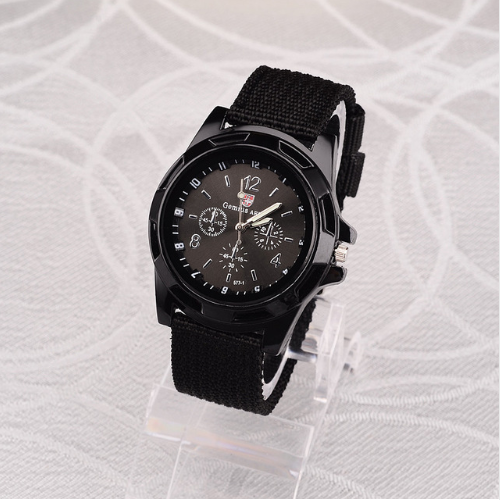 Swiss Belt Braided Belt Military Watch Sea  Land  Air And Air Force Outdoor Sports Watch Men&apos;s Watch