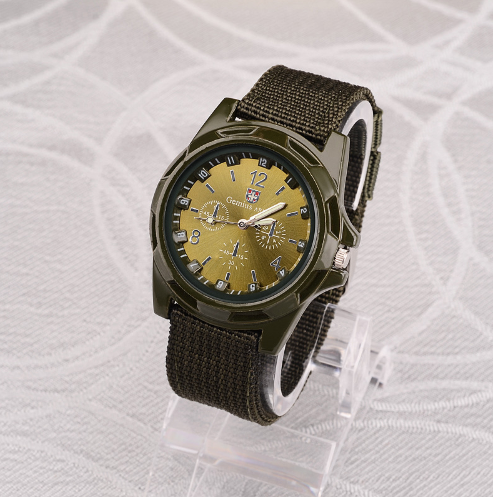 Swiss Belt Braided Belt Military Watch Sea  Land  Air And Air Force Outdoor Sports Watch Men&apos;s Watch