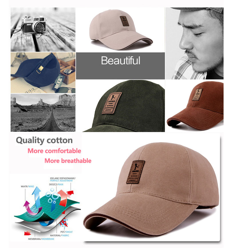 2024 New Brand Autumn And Winter Baseball Cap Men And Women Cotton Snapback Bone Dad Hat