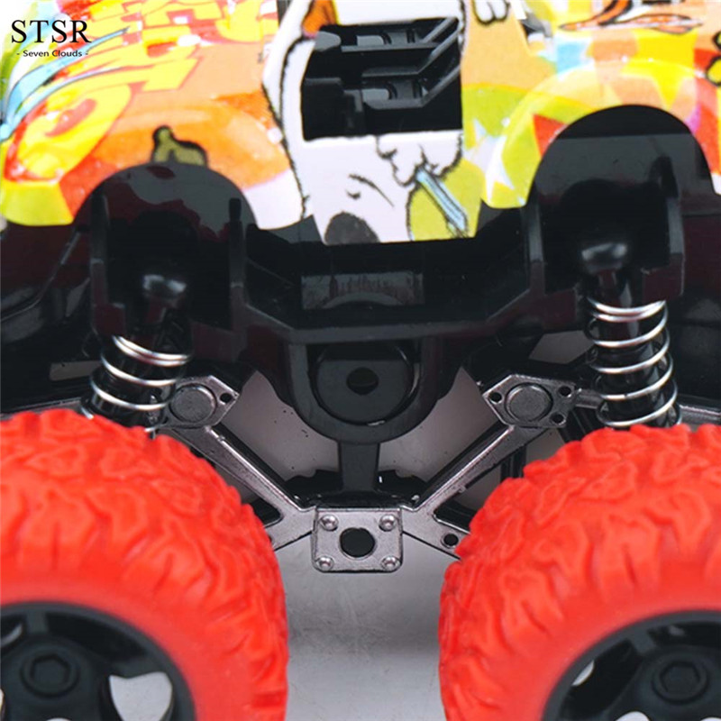 Hot Toys Car Monster Truck Four-wheel Drive Vehicle Stunt Dump Car Inertia Car Toy Dinosaur Pull Back Children Toy Boy Girl Gift