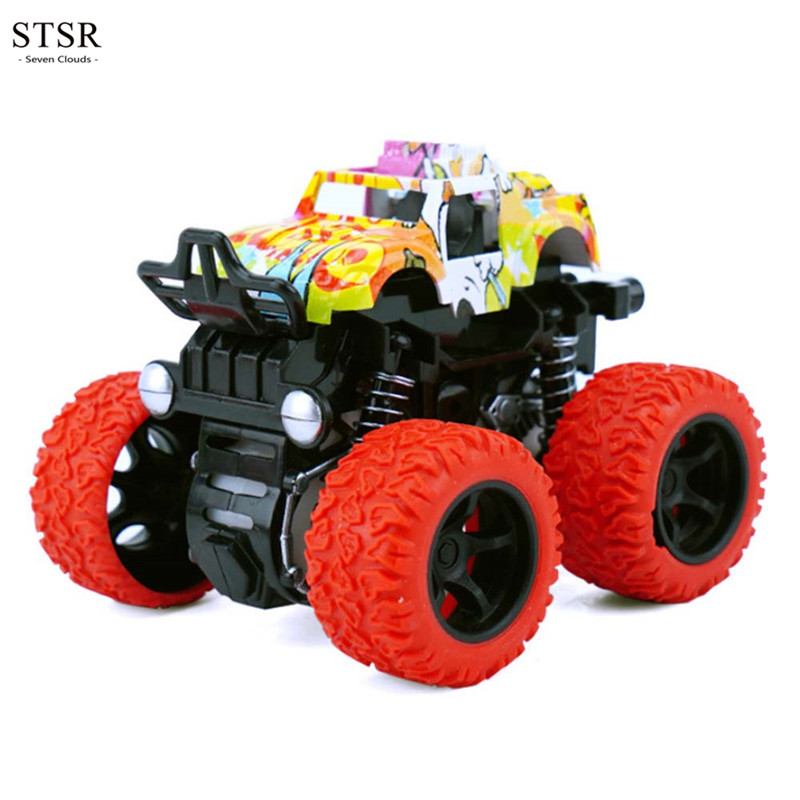 Hot Toys Car Monster Truck Four-wheel Drive Vehicle Stunt Dump Car Inertia Car Toy Dinosaur Pull Back Children Toy Boy Girl Gift