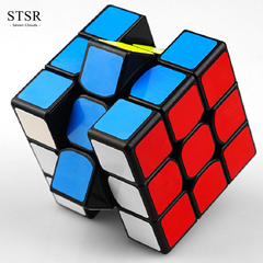 Educational Toy Three-order Rubik's Cube Game Learning Decompression Toy Gift random one size