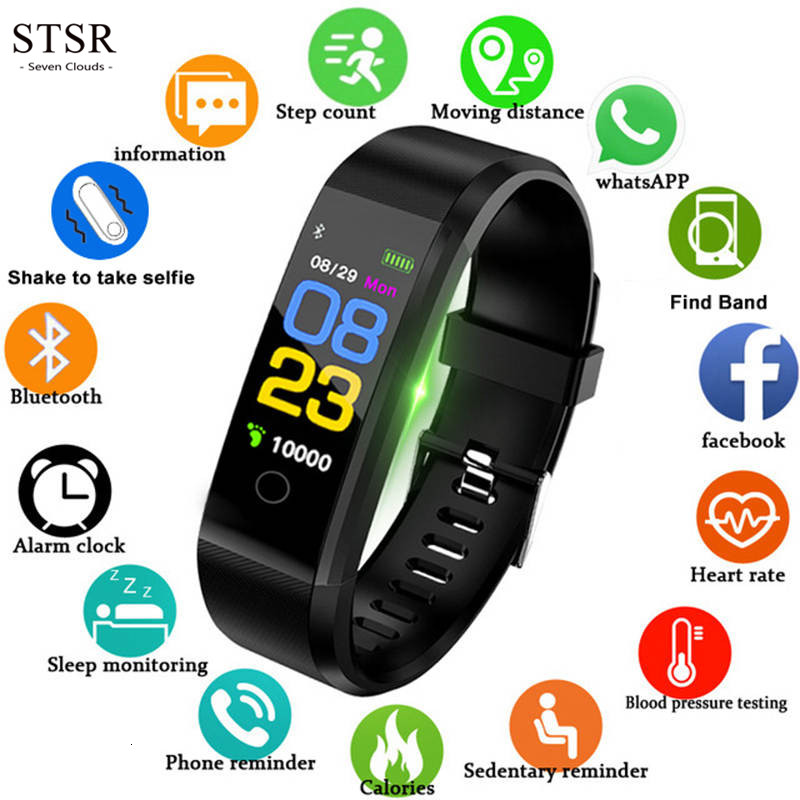 2024 New Smart Watch Sports Bluetooth Bracelet Heart Rate Monitor Fitness Tracker Smart Bracelet