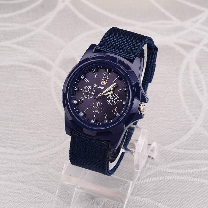 Swiss Belt Braided Belt Military Watch Sea  Land  Air And Air Force Outdoor Sports Watch Men&apos;s Watch