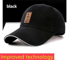 2021 New Brand Autumn And Winter Baseball Cap Men And Women Cotton Snapback Bone Dad Hat black one size
