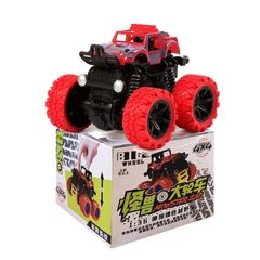 2022 New Alloy Die-Casting Model Car Automatic Four-Wheel Drive Off-Road Vehicle Toy Gift Play Vehicles red one size