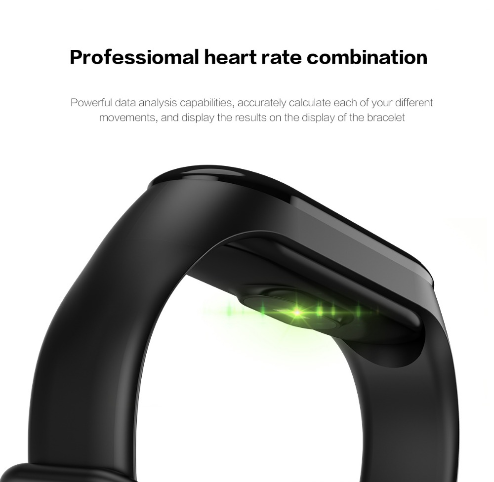 M3 Color IPS Screen Smart Sport Fitness Bracelet Blood Pressure Activity Tracker Smart Wristband