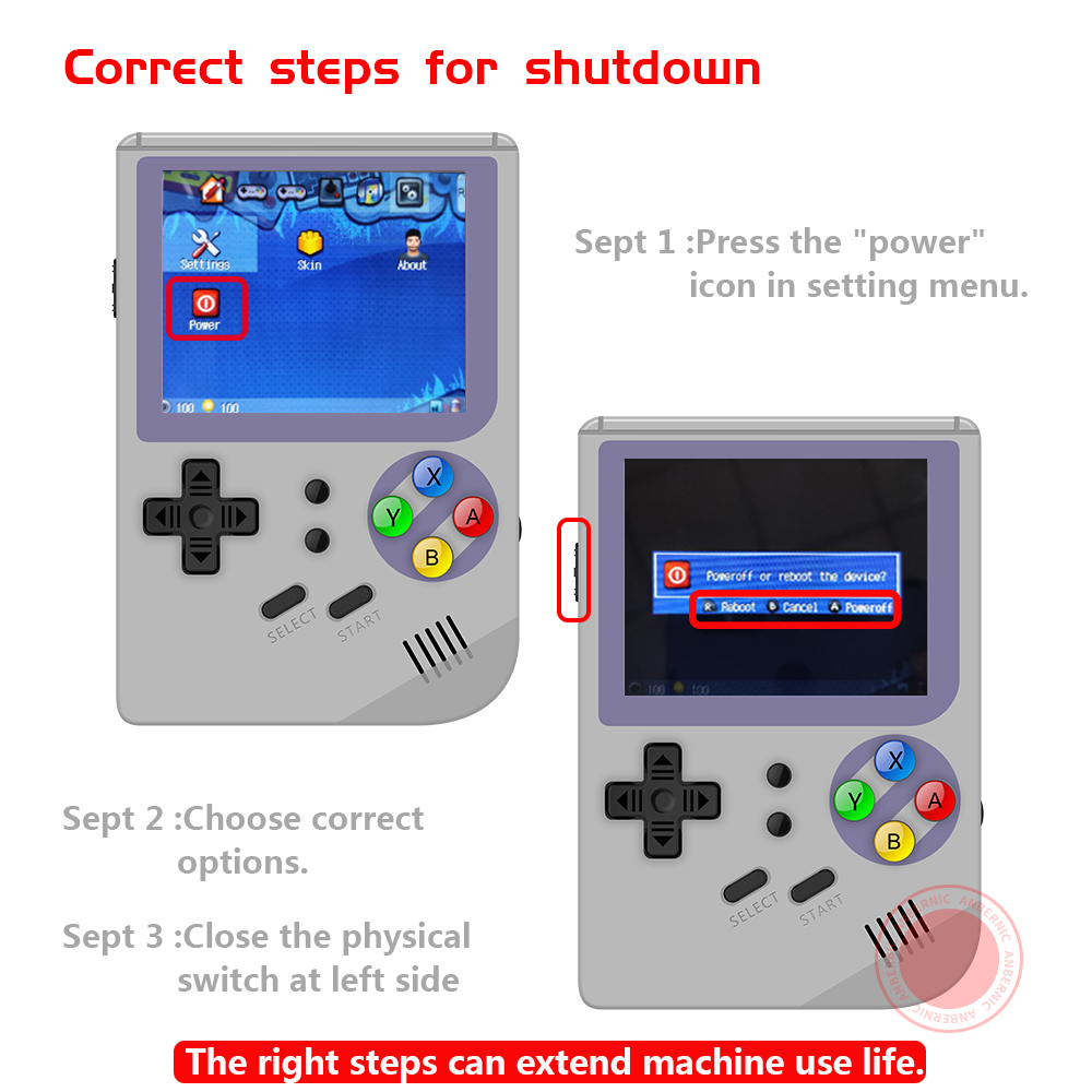 RG300 3 inch Video games Portable Retro console Game Handheld Console Player 16G+32G 3000 games