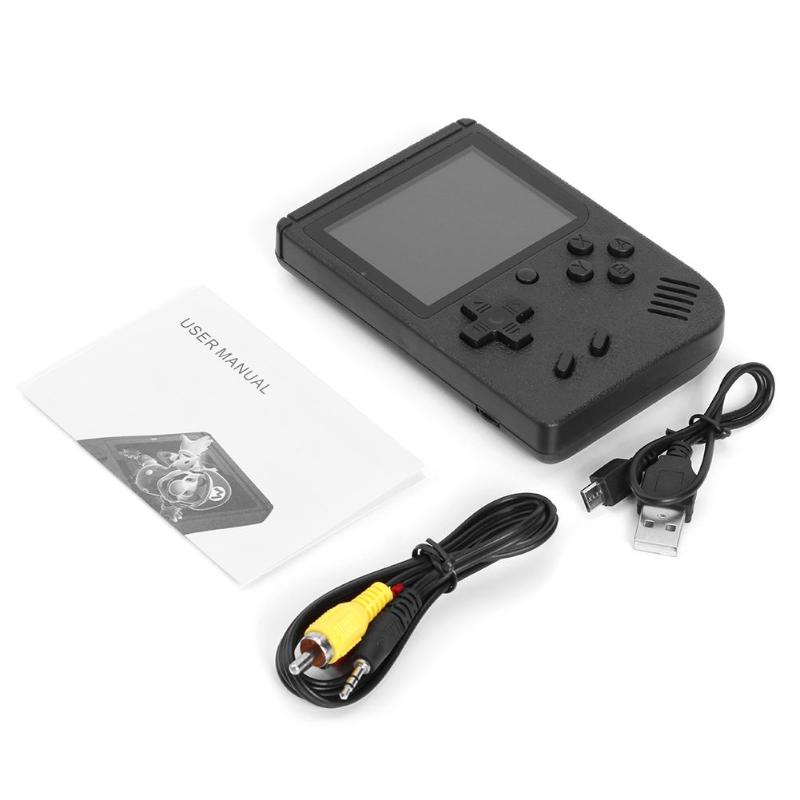8 Bit 3 inch Portable Mini Retro Handheld Retro Game Console Built-in 400 Games Handheld Game Player