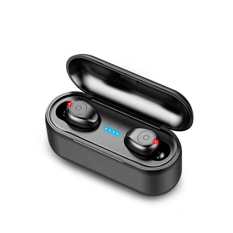 F9 TWS Bluetooth Wireless Earphones HIFI V5.0 True Stereo Bass headset With Digital Display