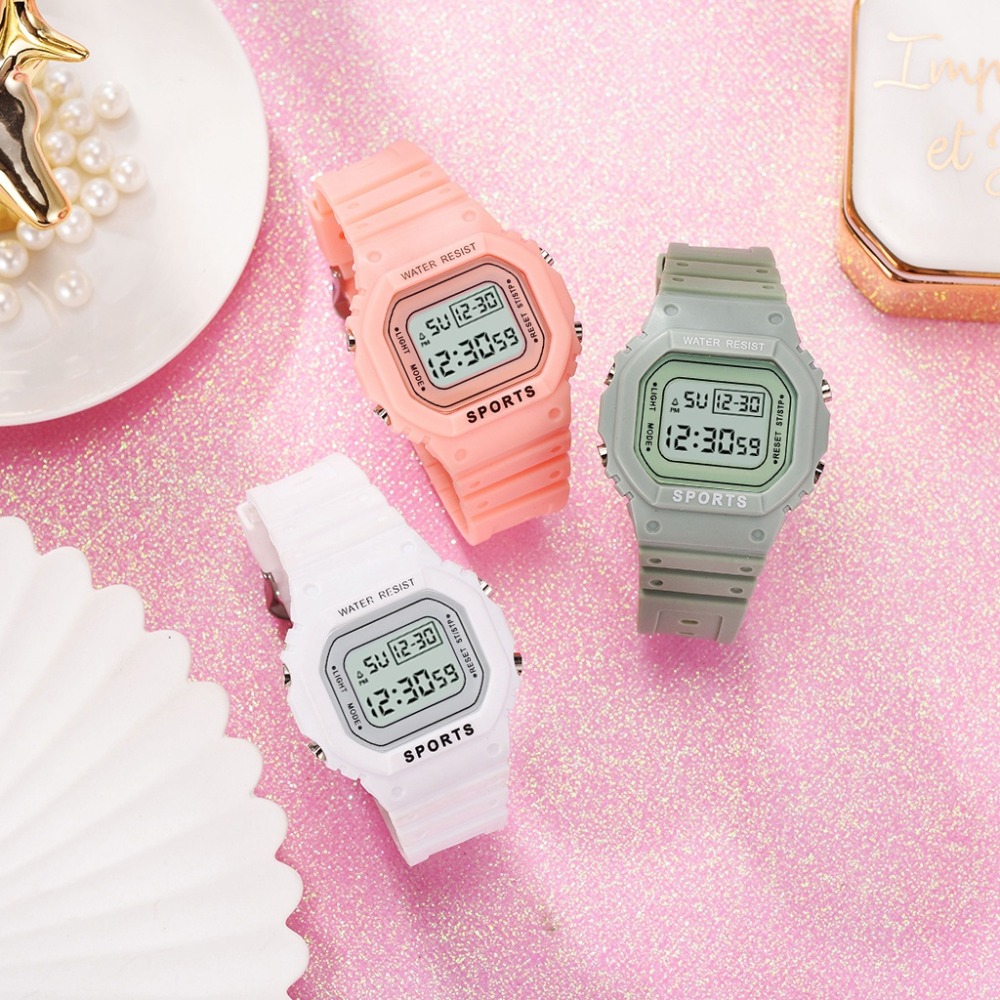 Kids digital electronic sport Children watch LED wristwatch Girls Boys Teens student Gift