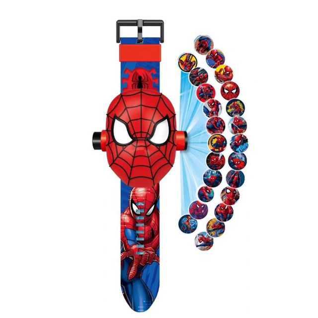 Cartoon Digital Watches Woody Buzz Lightyear Action Figures Projector 20 Style Images Kid Toy Boy Girl Clock Christmas Birthday Gift