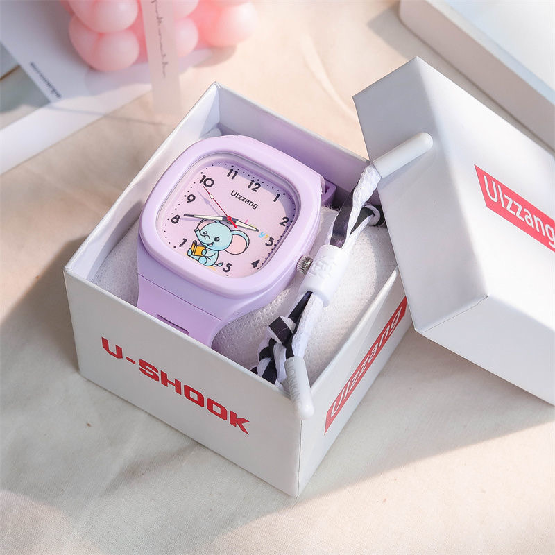 Electronic Watch Cinnamorol Mymelody Digital Watch Kawaii Female Students Children Girls Cute Anime cartoon Learning Clock