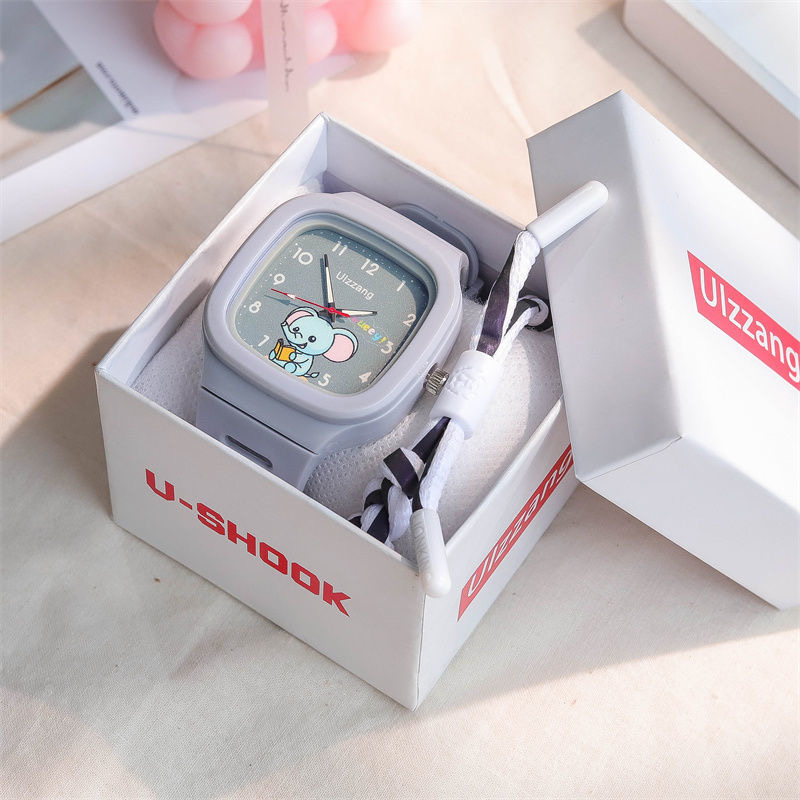 Electronic Watch Cinnamorol Mymelody Digital Watch Kawaii Female Students Children Girls Cute Anime cartoon Learning Clock