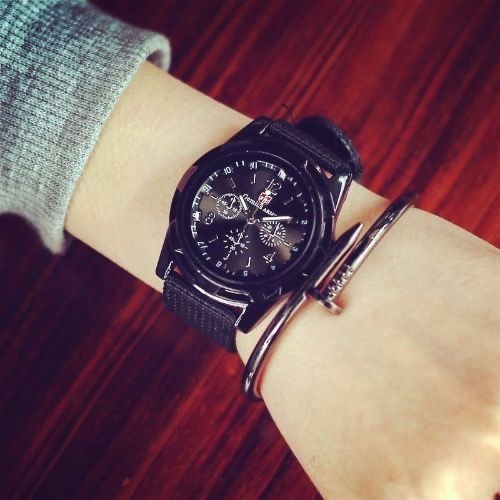 Business Mens Watches Luminous Clock Military Nylon Band Sports Date Quartz Wristwatch Men Casual Watch Relogio Masculino