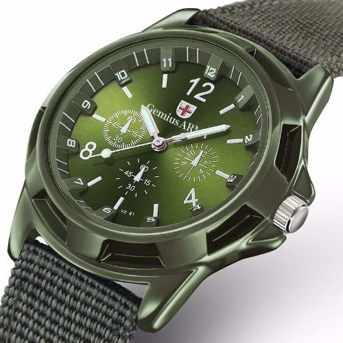 Business Mens Watches Luminous Clock Military Nylon Band Sports Date Quartz Wristwatch Men Casual Watch Relogio Masculino