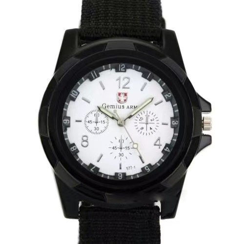 Business Mens Watches Luminous Clock Military Nylon Band Sports Date Quartz Wristwatch Men Casual Watch Relogio Masculino