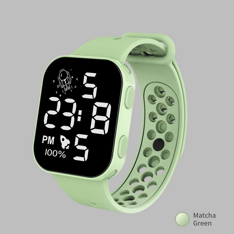 New Sports Men Women  Kids Watches Boys Girls Watch Waterproof Led Digital Watch Ultra-light Silicone Strap Child Simple Watch