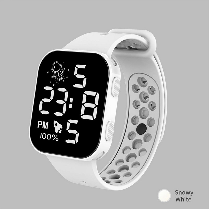 New Sports Men Women  Kids Watches Boys Girls Watch Waterproof Led Digital Watch Ultra-light Silicone Strap Child Simple Watch