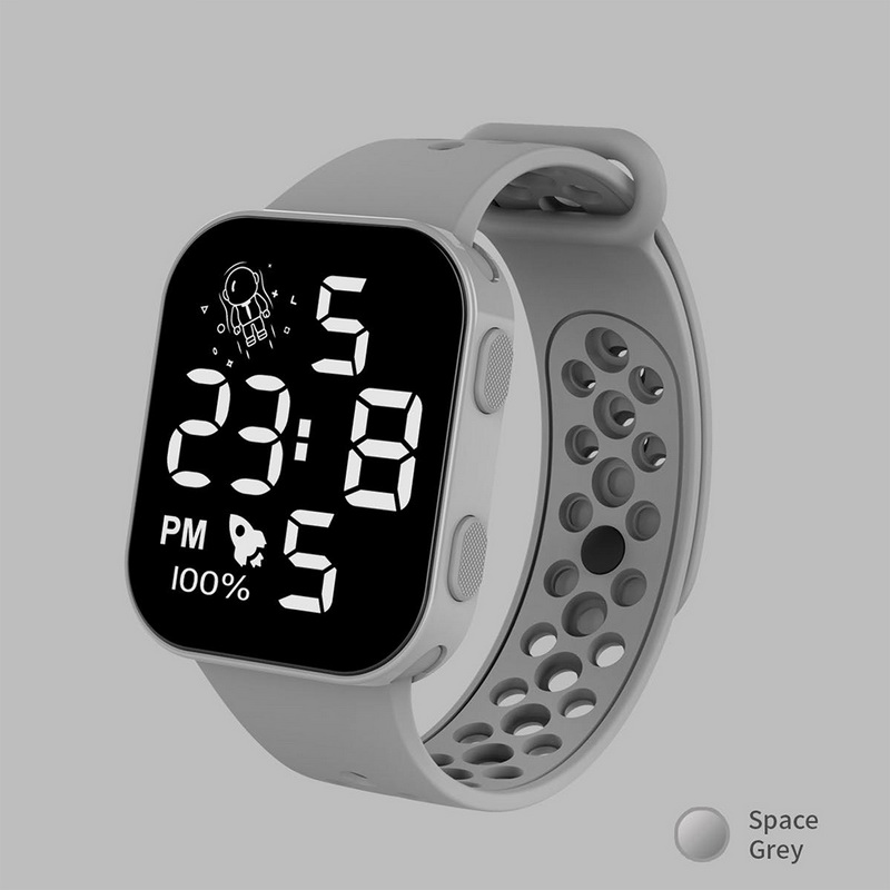 New Sports Men Women  Kids Watches Boys Girls Watch Waterproof Led Digital Watch Ultra-light Silicone Strap Child Simple Watch