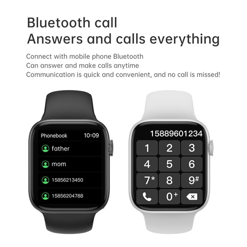 I8 Pro MAX SmartWatch Custom Dial Men Women Heart Rate Monitor Bluetooth Calling Sport IWO Smart Watch VS W27 X8 MAX