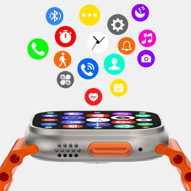 Smart Watch i9 Ultra Max 2.19" Touch Screen Bluetooth Call Music Heart Rate Blood Pressure Oxygen Women Men Smartwatch VS X8 MAX