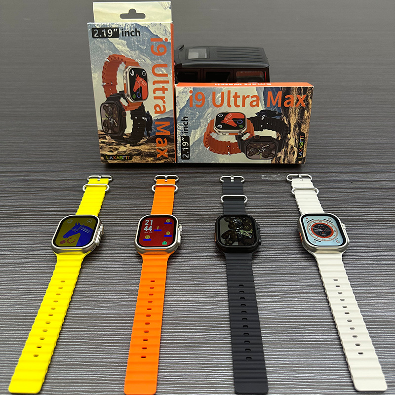Smart Watch i9 Ultra Max 2.19" Touch Screen Bluetooth Call Music Heart Rate Blood Pressure Oxygen Women Men Smartwatch VS X8 MAX