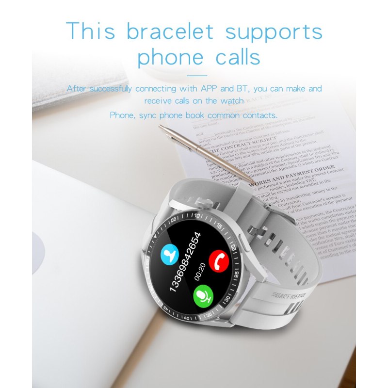 WH8 New Bluetooth Call Smart Watch Sport Fitness Tracker Step Counting Heart Rate Blood Pressure Monitoring VS Huawei GT3 PRO Smartwatch