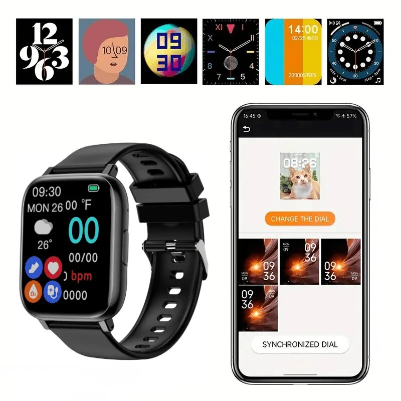Men Women Smart Watch H9 Weather Bluetooth Call Blood Oxygen Pressure Heart Rate Music Smartwatch For iPhone Xiaomi Huawei Samsung