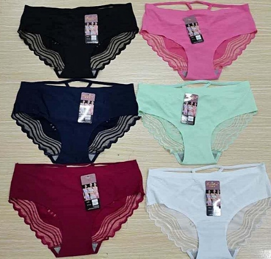 4Pcs Panties Underwear Briefs Sexy Hipsters Panties