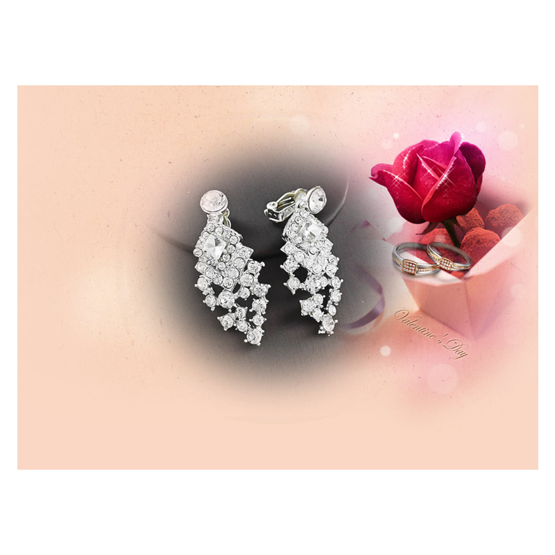 Luxury Grace Crystal Bridal Crown Necklace Earrings Wedding Sets Fashion Diamonds Lover Three Piece