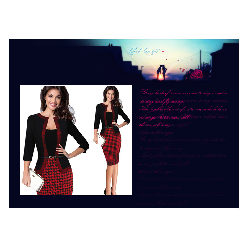 New Pattern Womens Cultivate Oneself Suits Office Dress Office Lady Suits Elegant Office Skirt